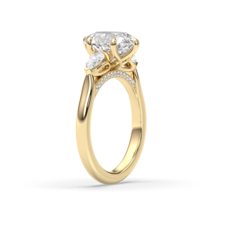 Vintage Monaco 3 Stone Oval