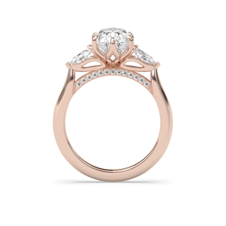 Vintage Monaco 3 Stone Oval
