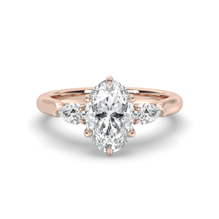 Monaco 3 Stone Oval