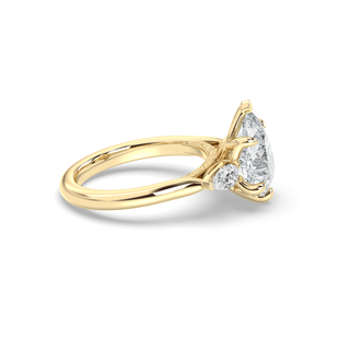 Monaco 3 Stone Pear