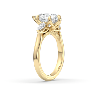 Monaco 3 Stone Pear