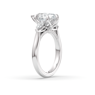 Monaco 3 Stone Pear