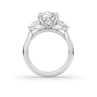 Monaco 3 Stone Pear