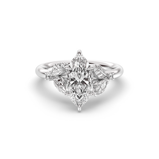 Tuscany Petal Prong, Marquise Cut