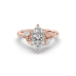 Tuscany Petal Prong, Marquise Cut